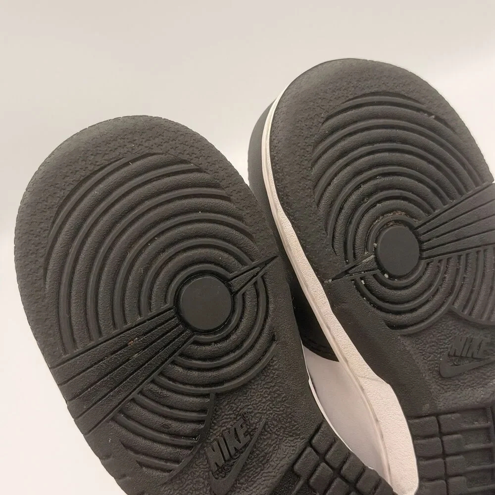 Nike Dunk Low Panda Black White Toddler Size 8C CW1589-100 Kids Sneakers